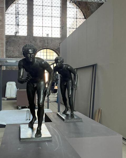 roma_nazionale-romano_mostra-l-istante-e-l-eternità-tra-noi-e-gli-antichi_fasi-allestimento-2_foto-mnr