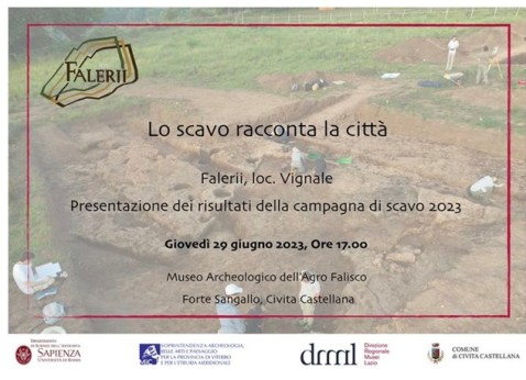 civita-castellana_forte-sangallo_campagna-scavi-2023_presentazione-bilancio_locandina