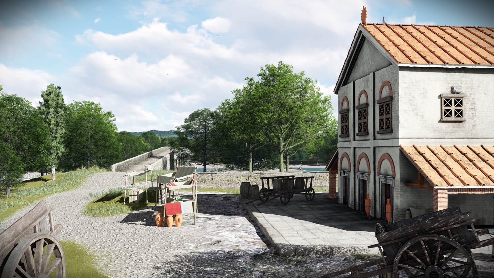 farra-d-isonzo_località-mainizza_mansio-vicino-ponte-romano_ricostruzione_foto-fondazione-aquileia