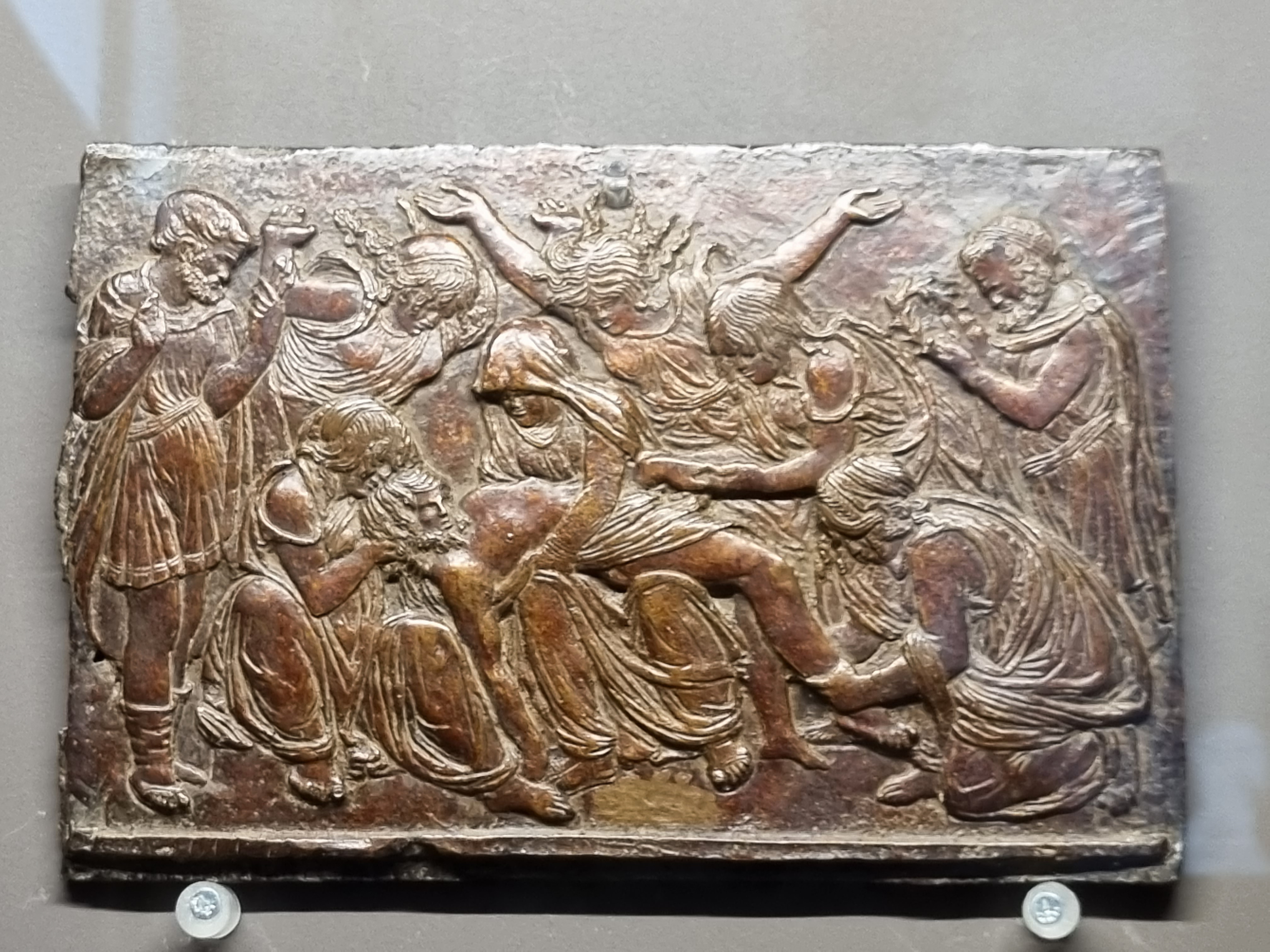 roma_terme-di-diocleziano_mostra-l-istante-e-l-eternità_compianto-sul-cristo-morto_bertoldo-di-giovanni_foto-graziano-tavan