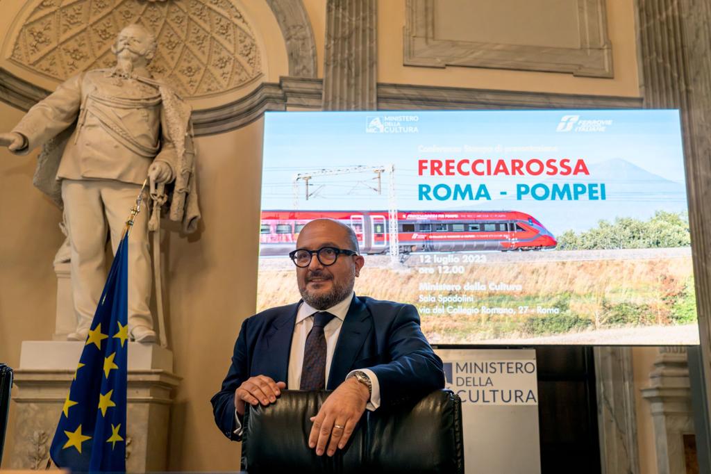 roma-pompei_frecciarossa-diretto_presentazione-ufficiale_sangiuliano_foto-mic