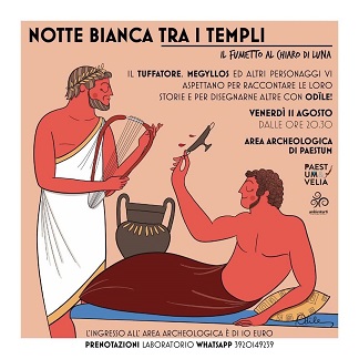 paestum_parco_Notte-bianca-tra-i-templi_2023_fumetti-al-chiaro-di-luna_ridotto_locandina