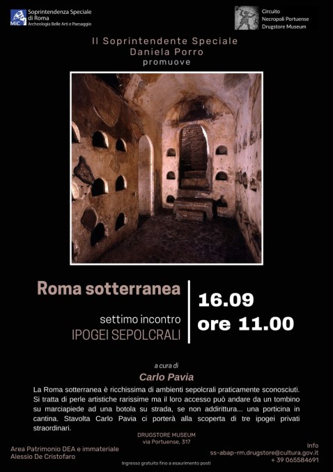 roma_drugstore-museum_roma-sotterranea_ipogei-sepolcrali_locandina