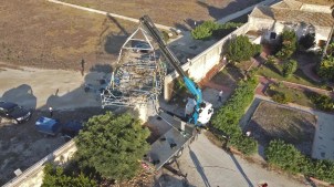 trapani_relitto-marausa-2_trasporto-speciale_arrivo-al-museo-baglio-anselmi_foto-soprintendenza-del-mare