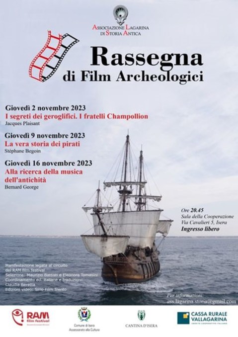 isera_associazione-lagarina_rassegna-di-film-archeologici_2023_locandina