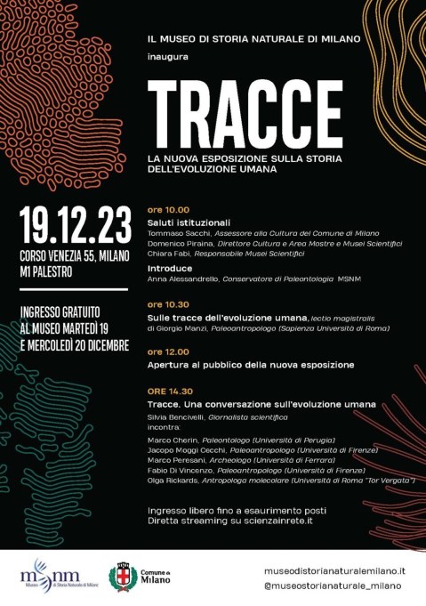 milano_storia-naturale_mostra-tracce-storia-dell-evoluzione-umana_locandina