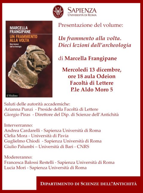 roma_sapienza_libro-un-frammento-alla-volta-dieci-lezioni-sull-archeologia_presentazione_locandina