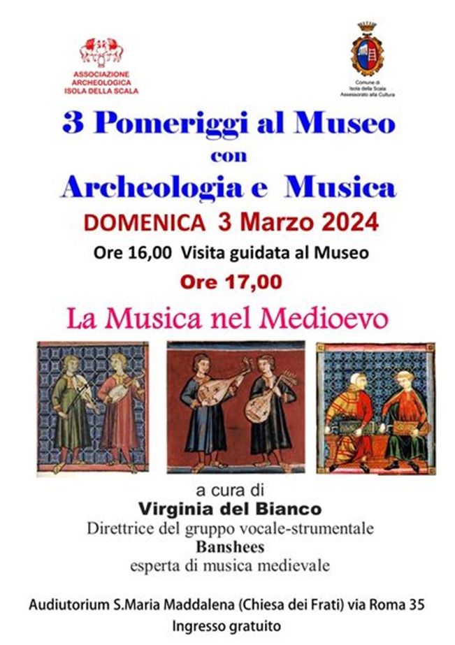 isola-della-scala_archeologico_incontri-archeologia-e-musica_medioevo_locandina