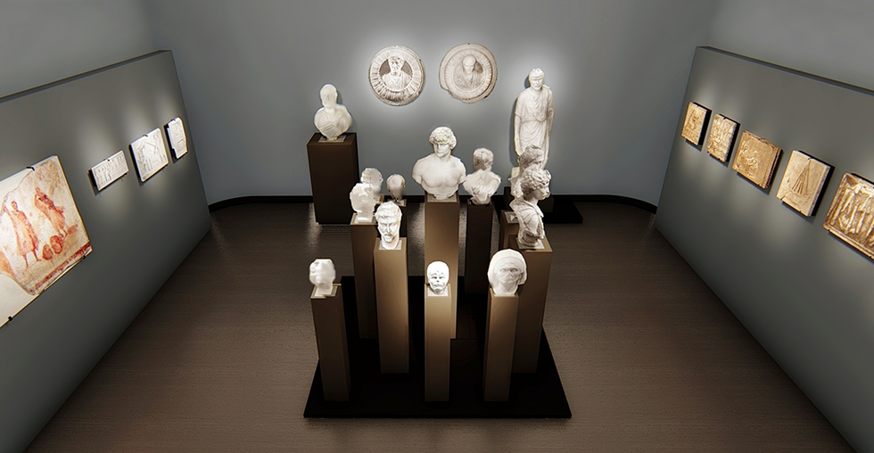 ostia-antica_parco_museo-ostiense_render-sala-VII_la-gente_foto-studio-Balletti&amp;Sabbatini