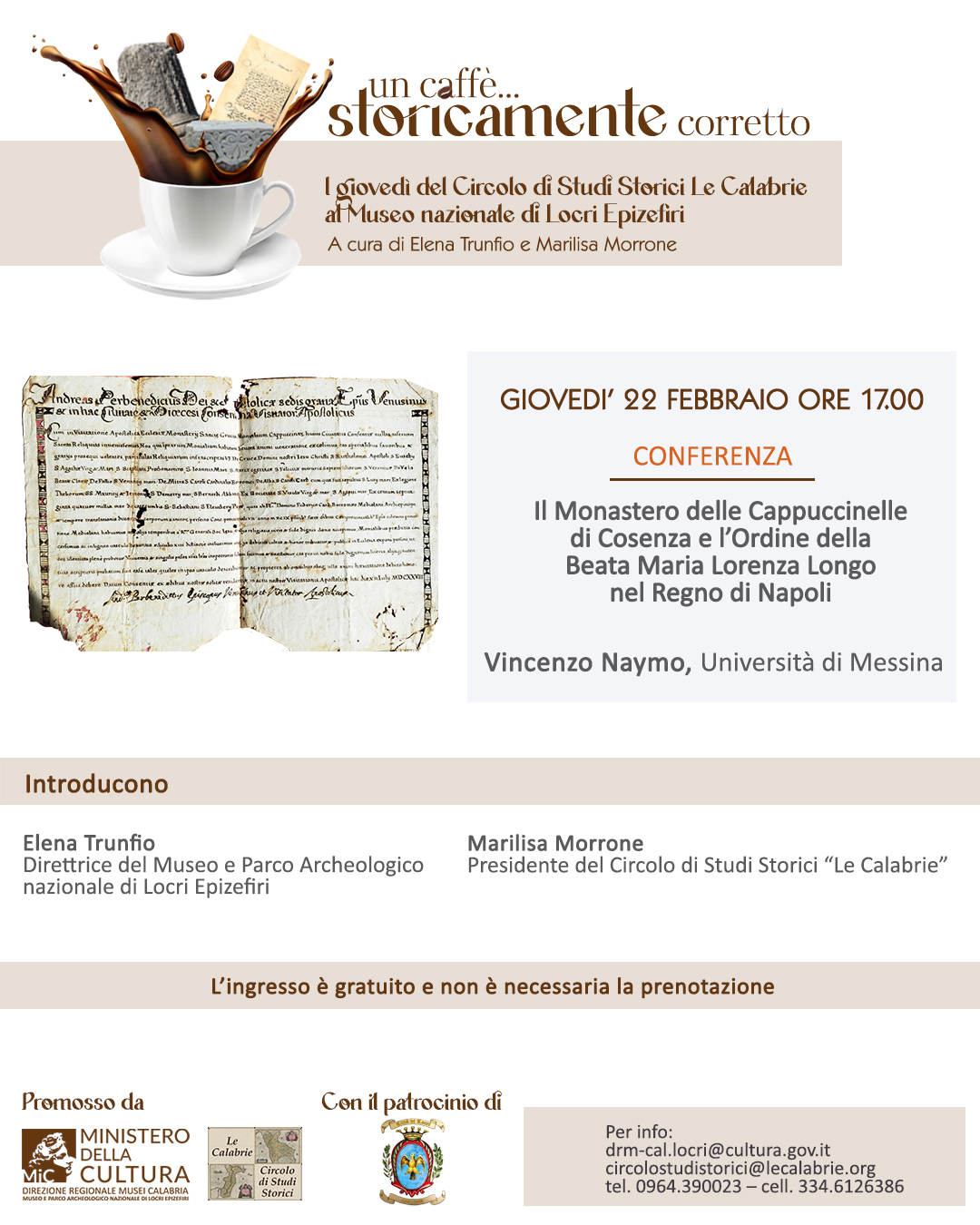 locri-epizefiri_archeologico_un-caffè-storicamente-corretto_il-monastero-delle-cappuccinelle_locandina