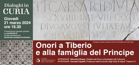 roma_curia-iulia_conferenza-onori-a-tiberio-e-alla-famiglia-del-principe_locandina
