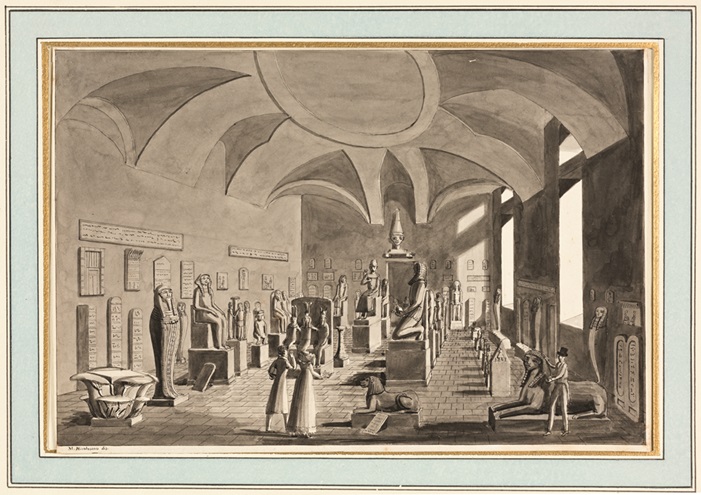 torino_egizio_quadro-di-marco-nicolosino_statuario-1830_foto-museo-egizio