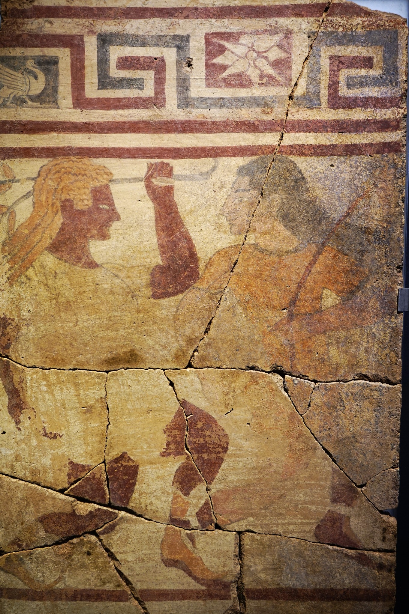 vetulonia_archeologico_mostra-quadri-etruschi-raccontano-il-mito-e-il-rito-da-caere-a-vetulonia_artemide-apollo_atalanta-melanione_foto-muvet