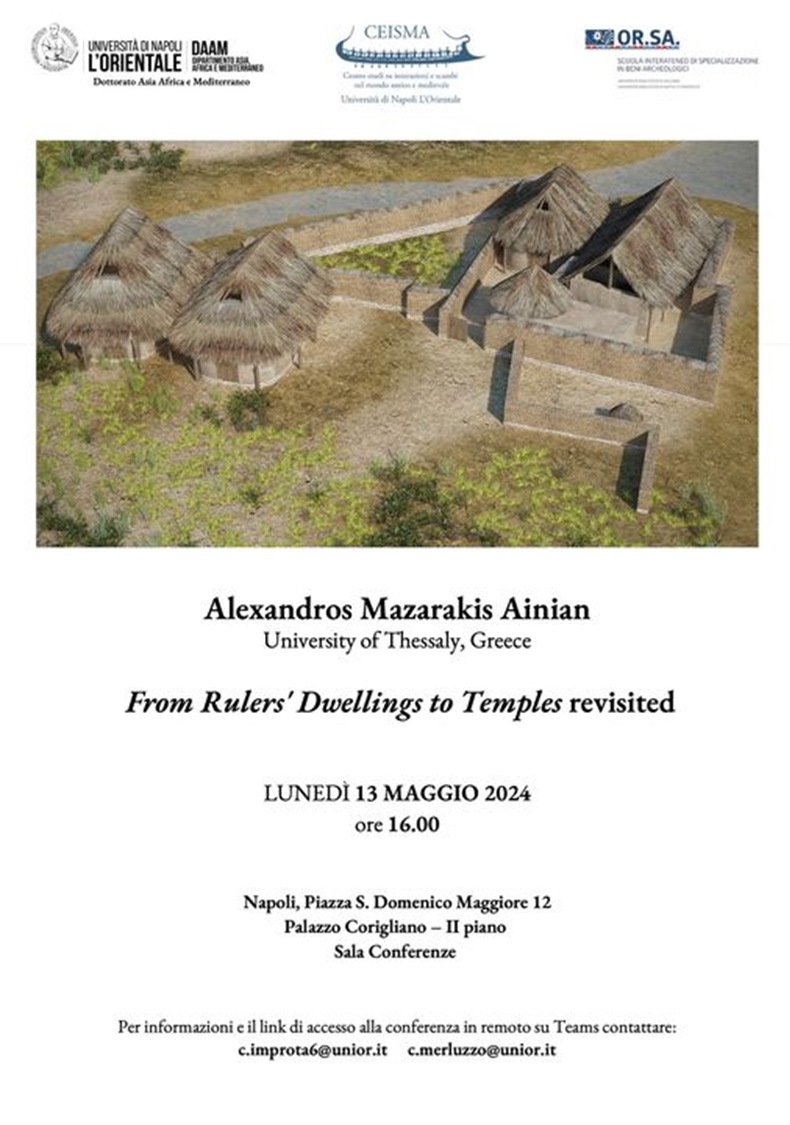 napoli_l-orientale_conferenza-from-rulers-dwellings-to-temples-revisited_mazarakis_locandina