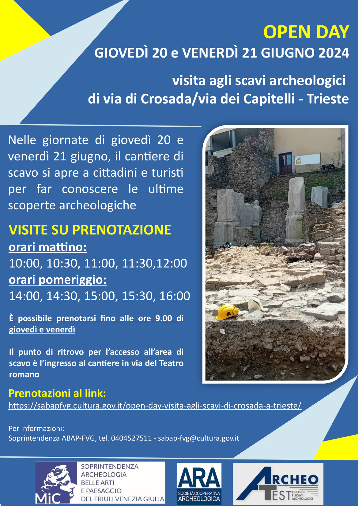 trieste_sabap_Open-Day-scavi_cittavecchia_locandina