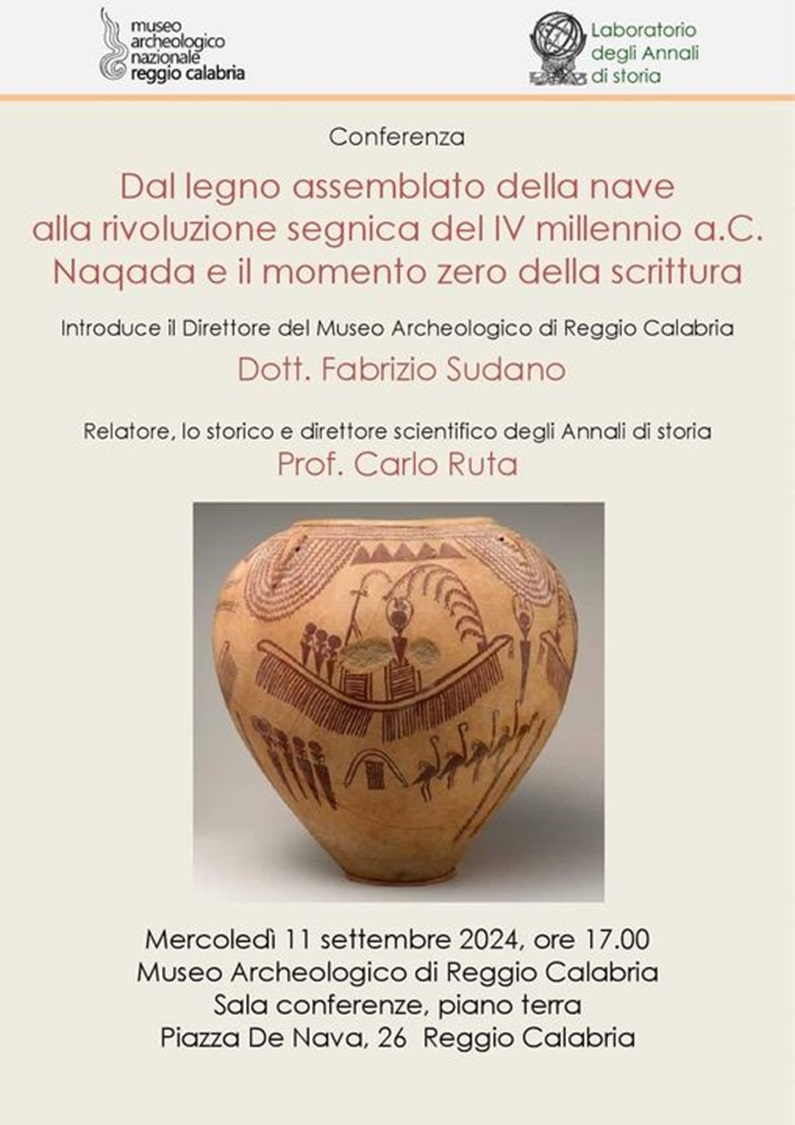 reggio-calabria_archeologico_conferenza-naqada-e-il-momento-zero-della-scrittura_carlo-ruta_locandina