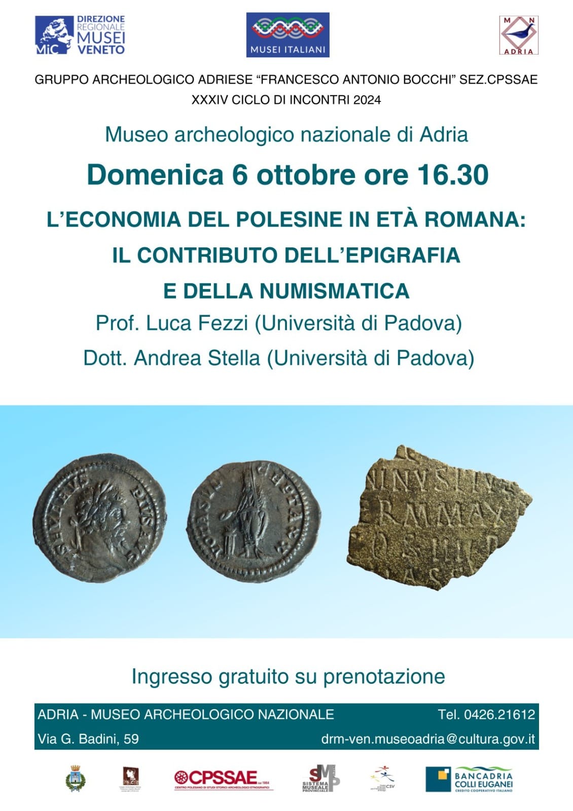 adria_archeologico_conferenza-l-economia-del-polesine-in-età-romana_fezzi-stella_locandina