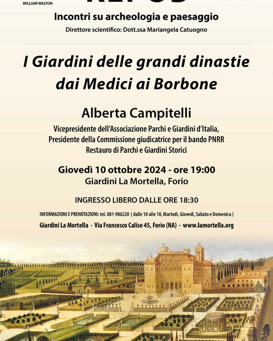 ischia_progetto-kepos_conferenza-i-giardini-delle-grandi-dinastie_alberta-campitelli_locandina