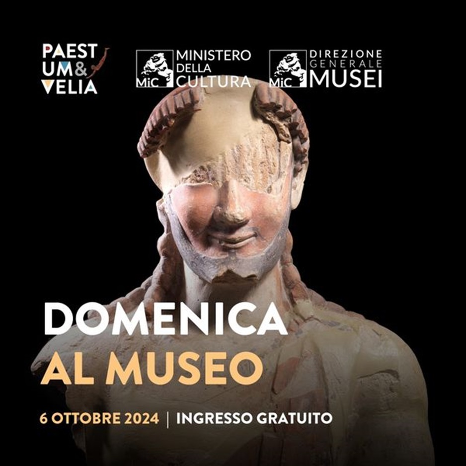 paestum_parco_domenicalmuseo_ottobre-2024_locandina