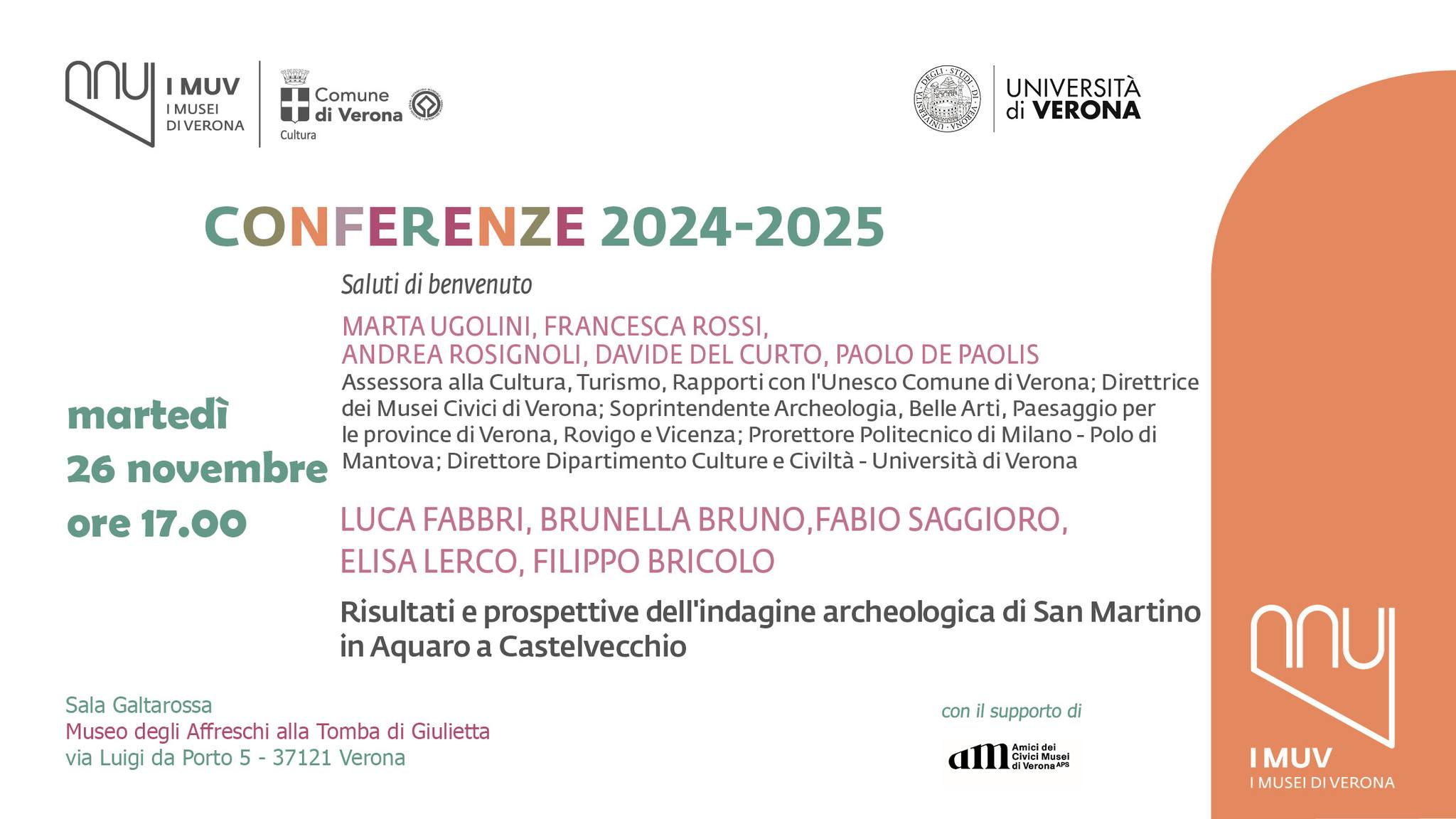 verona_museo-affreschi_conferenza-Risultati-e-prospettive-dell-indagine-archeologica-di-San-Martino-in-Aquaro-a-Castelvecchio_saggioro_locandina