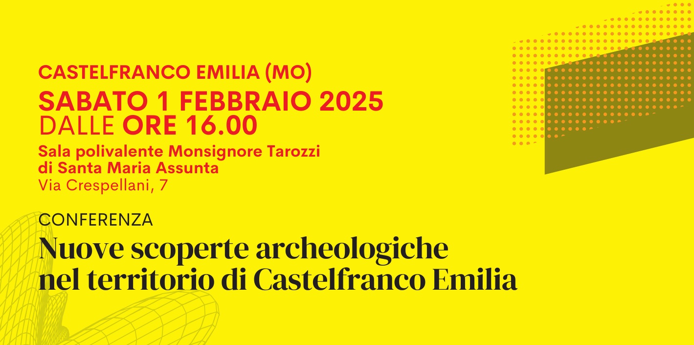 castelfranco-emilia_archeologico_conferenza-Nuove-scoperte-archeologiche-nel-territorio-di-Castelfranco-Emilia_locandina