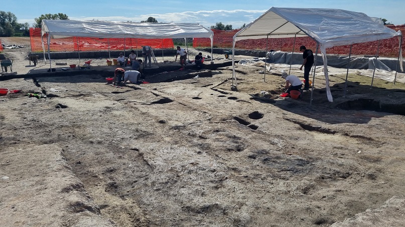 fratta-polesine_frattesina_campagna-2024_area-di-scavo-sito-protostorico_foto-graziano-tavan