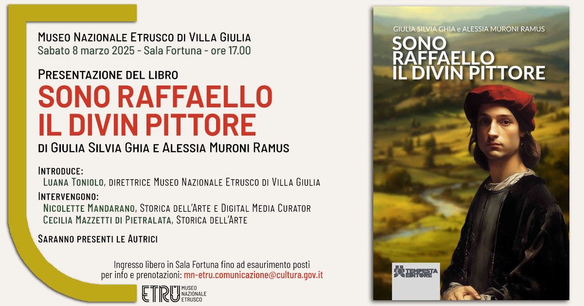 roma_villa-giulia_libro-sono-raffaello-il-divin-pittore_presentazione_locandina